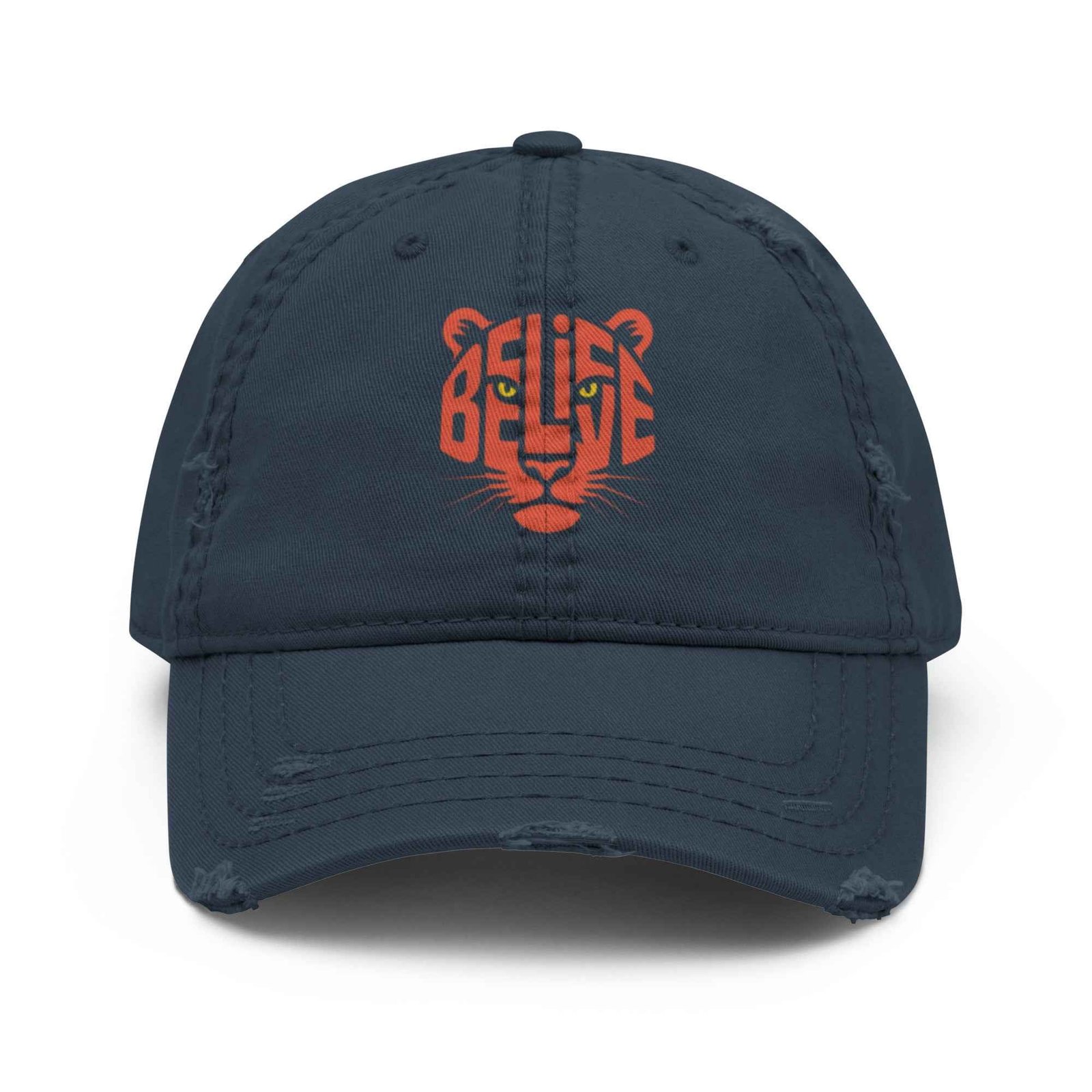 Cappellino Believe Vissuto | Distressed Dad Hat con Stile Autentico - FAIL Streetwear